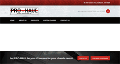 Desktop Screenshot of prohaul.com